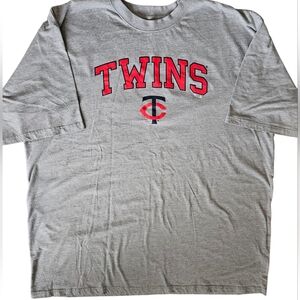 Fanatics Minnesota Twins 5XLT Tee, Gray